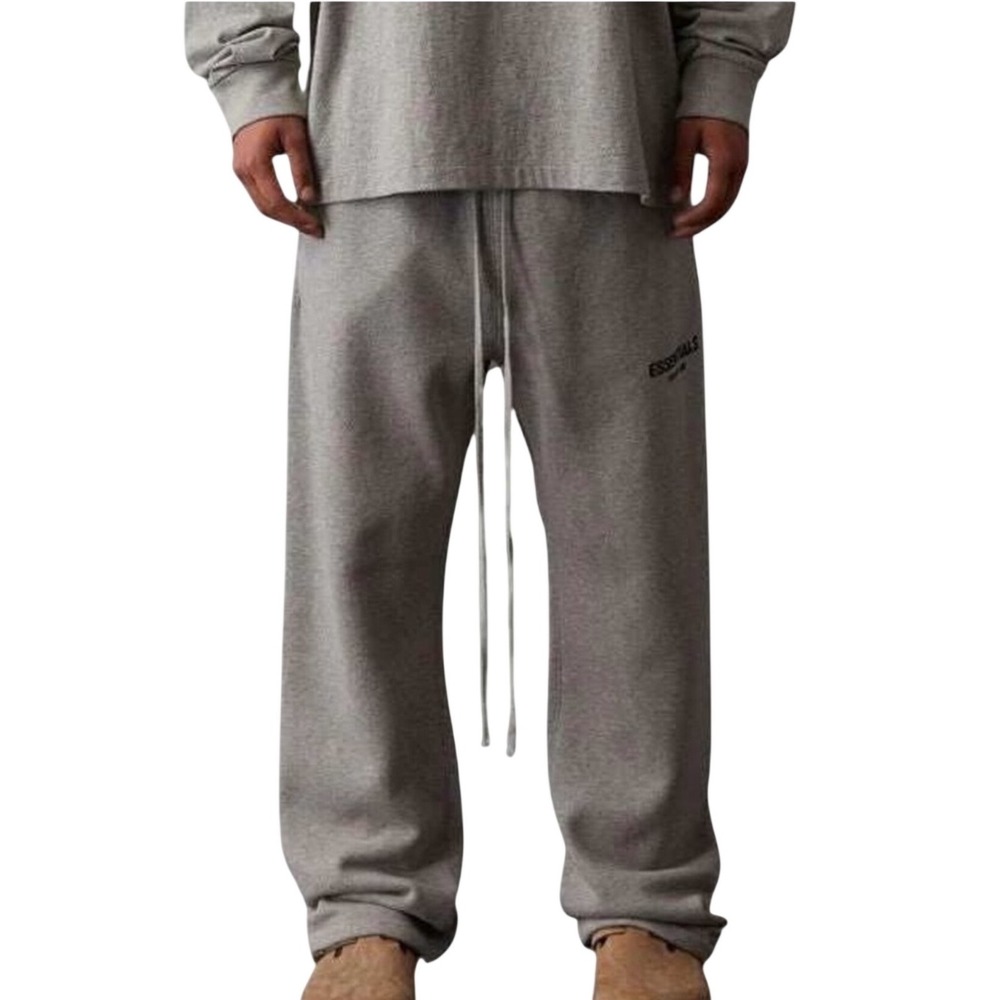 Fear of God Essentials Sweatpants Dark Oatmeal Gray Joggers 130BT212173F Mens L